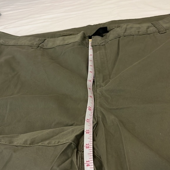 Lane Bryant Girlfriend Chino Style Pants in Green - Picture 11 of 13